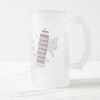 Hello Italy Mattiert Glass Beer Tasse