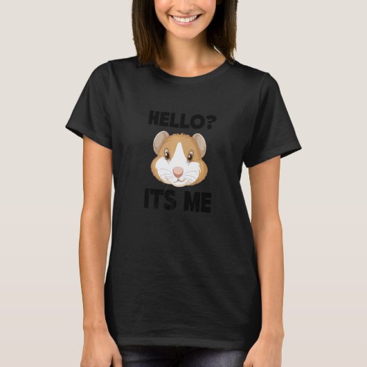 Hello It's Me Graphic Guinea Pig Owner Pet Cavy An T-Shirt (Vorderseite)