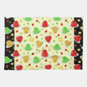 Hello Jello Dishtowel - on Yellow Geschirrtuch (Horizontal)