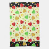 Hello Jello Dishtowel - on Yellow Geschirrtuch (Vertikal)