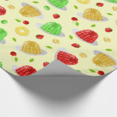 Hello Jello Wrapping Paper - auf Gelb Geschenkpapier (Ecke)