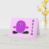 HELLO KARTE (Gelbe Blume)