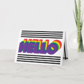 HELLO KARTE (Vorderseite)