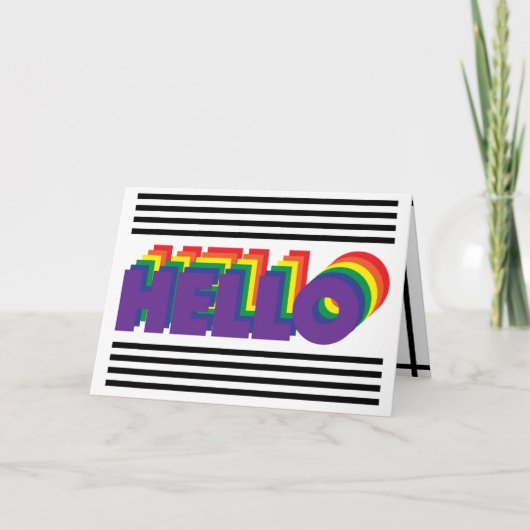 HELLO KARTE (Vorderseite)