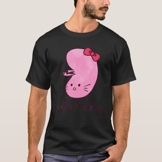 Hello Kidney Funny Transplantation Disease Dialysi T-Shirt (Vorderseite)