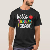 Hello Kindergarten  Back To School T-Shirt (Vorderseite)
