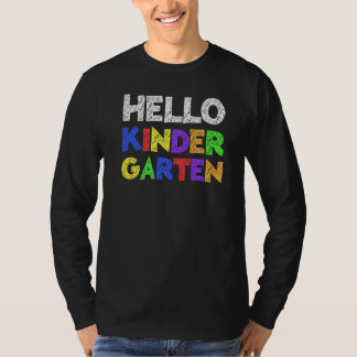 Hello Kindergarten Back To School T-Shirt