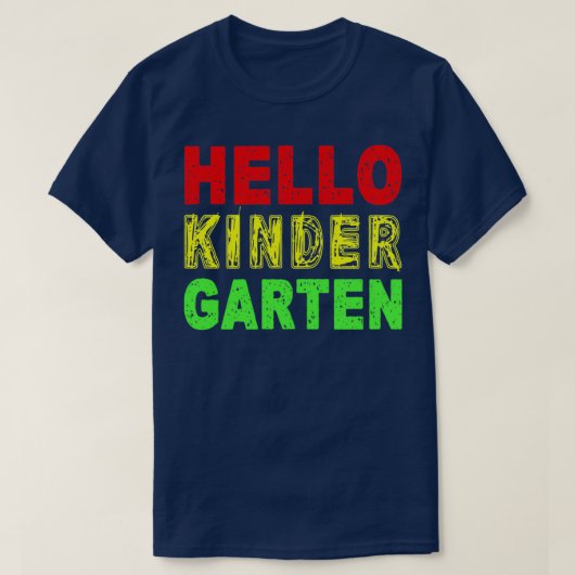 hello Kindergarten Classic TShirt (Design vorne)