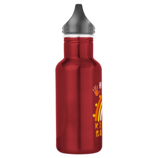 HELLO KINDERGARTEN - COOLER RAINBOW EDELSTAHLFLASCHE (Links)