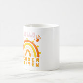 HELLO KINDERGARTEN - COOLER RAINBOW KAFFEETASSE (Mittel)