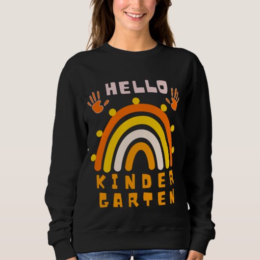 HELLO KINDERGARTEN - COOLER RAINBOW SWEATSHIRT (Vorderseite)
