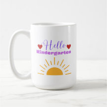 Hello Kindergarten - Fun Teacher Coffee Tasse