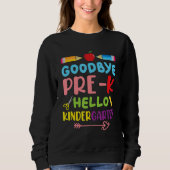 Hello Kindergarten Teacher Student Back To School  Sweatshirt (Vorderseite)