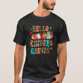Hello kindergarten Teacher Team Back To School Ret T-Shirt (Vorderseite)