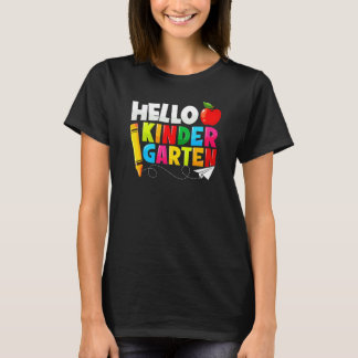 Hello Kindergarten Team Kinder Back To School Teac T-Shirt