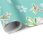 Hello Kitten Weihnachts-Wrapping Paper Geschenkpapier (Rolleneckpunkt)