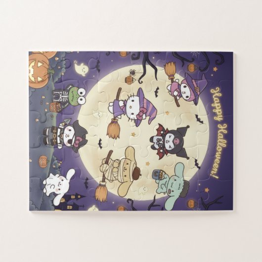 Hello Kitty And Friends Halloween Puzzle (Horizontal)