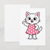 Hello Kitty Dankeskarte (Vorne/Hinten)