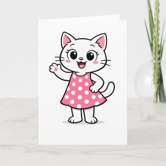 Hello Kitty Feiertagskarte (Vorderseite)