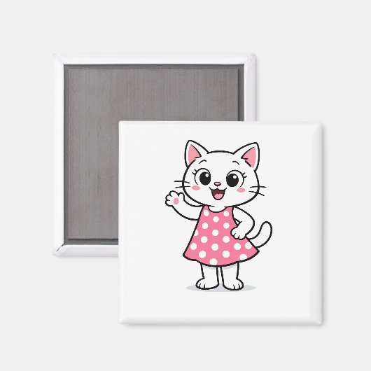 Hello Kitty Magnet (Vorderseite/Rückseite)
