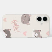 Hello Kitty Minimalistisch - Handy Case (Rückseite (Horizontal))