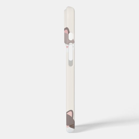 Hello Kitty Minimalistisch - Handy Case (Rückseite / Links)