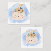 Hello Kitty Quadratische Visitenkarte (Vorne/Hinten)