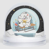 HELLO KOKORO Chow Hundeurlaub Schneekugeln (Vorderseite)