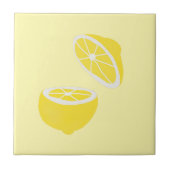 Hello Lemon modern yellow Frucht Fliese (Vorderseite)