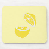 Hello Lemon modern yellow Frucht Mousepad (Vorne)