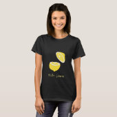 Hello Lemon modern yellow Frucht T-Shirt (Vorne ganz)