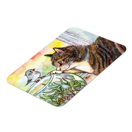 Hello Little Bird Magnet (Linke Seite)