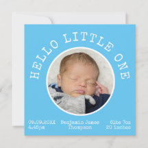 Hello Little One 2 Foto Name Blue Baby Boy