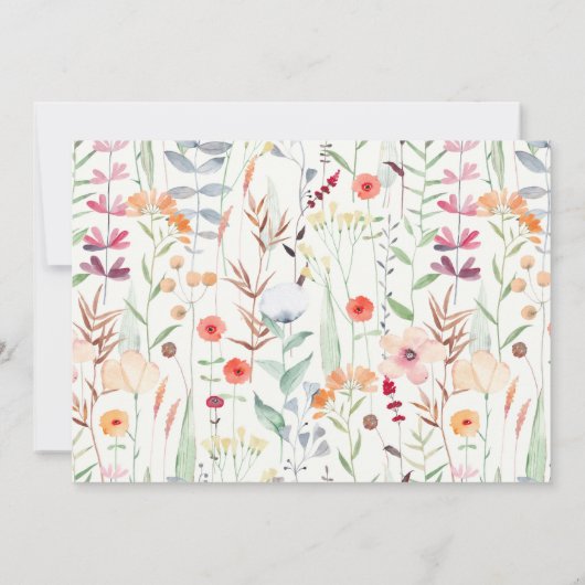 Hello Little One Elegantes Script Foto Birth Ankündigung (Rückseite)