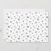 Hello Little One Elegantes Script Foto Birth Ankündigung (Rückseite)