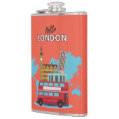 Hello London Flask Flachmann (Links)