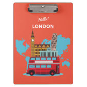 Hello London Klemmbrett (Vorderseite)