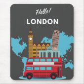 Hello London Mouse Pad Mousepad (Vorne)