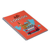 Hello London Notebook Notizblock (Rechte Seite)