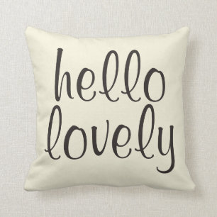 Hello Lovely Pillow Kissen