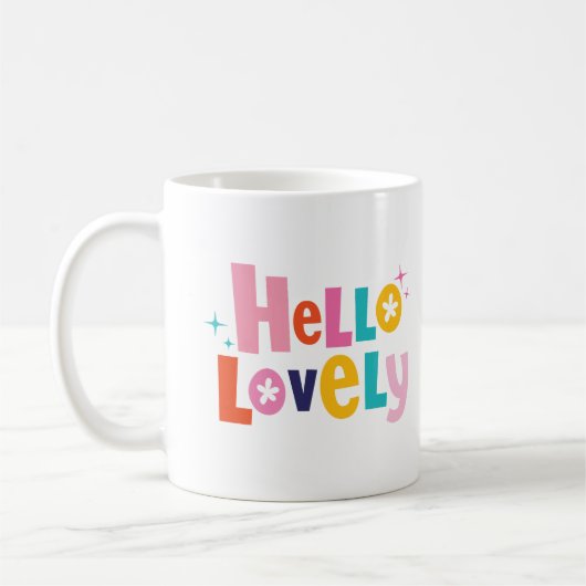 Hello Lovey Coffee Tasse (Links)