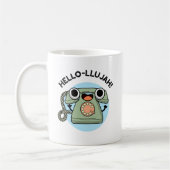 Hello-lujah Funny Telefone Pun Kaffeetasse (Links)