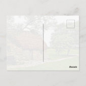 Hello Mailbox Art Blank Postkarte (Rückseite)