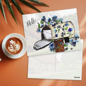 Hello Mailbox Art Blank Postkarte