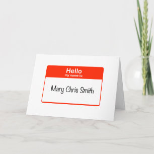 Hello Mary Chris Smith Feiertagskarte