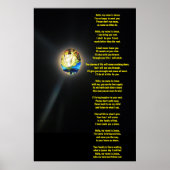 HELLO MEIN NAME IST JESUS-Gedicht Poster (Vorne)