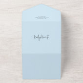 Hello Monogram Foto Boy Birth Ankündigung (Außenbereich)