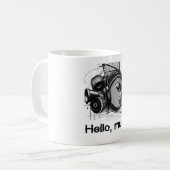 hello music kaffeetasse (Vorderseite Links)
