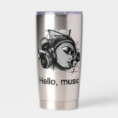hello music thermobecher (Vorderseite)