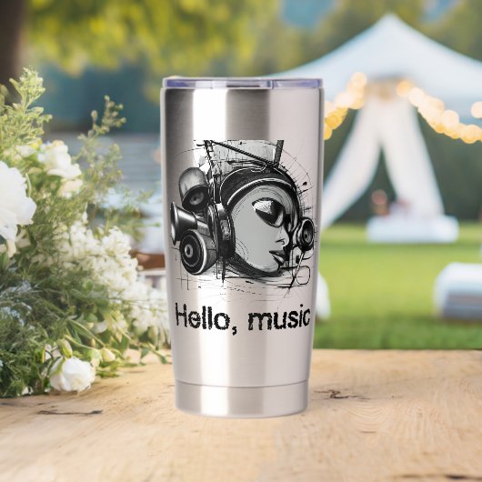 hello music thermobecher (Hochzeit (gedreht))